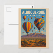 Albuquerque New Mexico Skies Briefkaart (Voorkant / Achterkant)