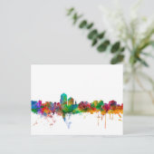 Albuquerque New Mexico Skyline Briefkaart (Staand voorkant)