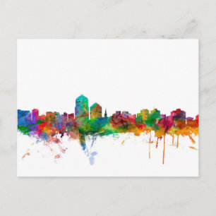 Albuquerque New Mexico Skyline Briefkaart