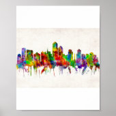 Albuquerque New Mexico Skyline Poster (Voorkant)