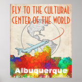 Albuquerque New Mexico Skyline-SG Poster (Voorkant)