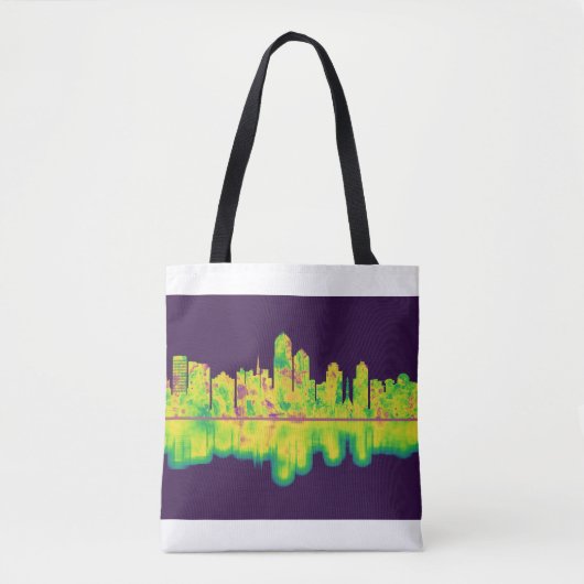 Albuquerque New Mexico Skyline Tote Bag (Voorkant)