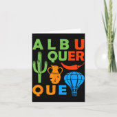 Albuquerque New Mexico Souvenir Men Petroglyph Alb Kaart (Voorkant)