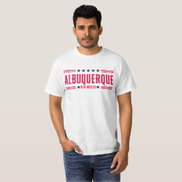 ALBUQUERQUE NEW MEXICO Sterren en Strepen T-shirt