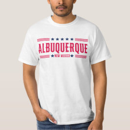 ALBUQUERQUE NEW MEXICO Sterren en Strepen T-shirt