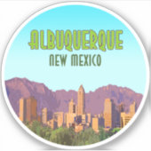 Albuquerque New Mexico  Sticker (Voorkant)