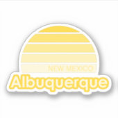 Albuquerque New Mexico Sticker (Voorkant)