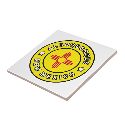 Albuquerque New Mexico Tegeltje (Zijkant)