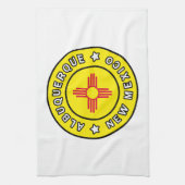 Albuquerque New Mexico Theedoek (Verticaal)