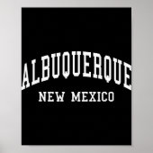 Albuquerque - New Mexico - Throwback Design - Clic Poster (Voorkant)