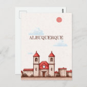 Albuquerque New Mexico Travel Briefkaart (Voorkant / Achterkant)
