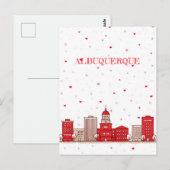 Albuquerque New Mexico Travel Briefkaart (Voorkant / Achterkant)