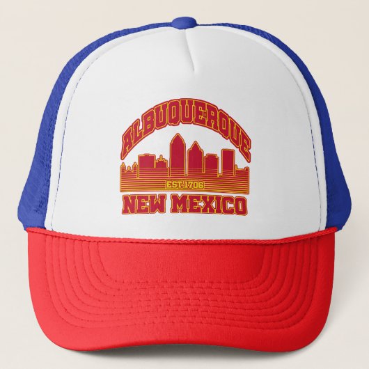 Albuquerque, New Mexico Trucker Pet (Voorkant)