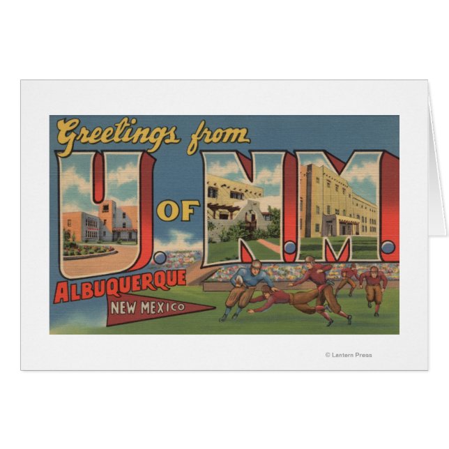 Albuquerque, New Mexico - Universiteit van NM (Voorkant Horizontaal)