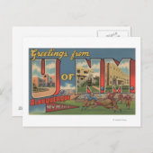 Albuquerque, New Mexico - Universiteit van NM Briefkaart (Voorkant / Achterkant)