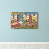 Albuquerque, New Mexico - Universiteit van NM Canvas Afdruk (Insitu (Houten vloer))