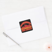 Albuquerque, New Mexico Vierkante Sticker (Envelop)