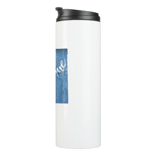 Albuquerque New Mexico Wood Grain Thermosbeker (Geroteerd rechts)