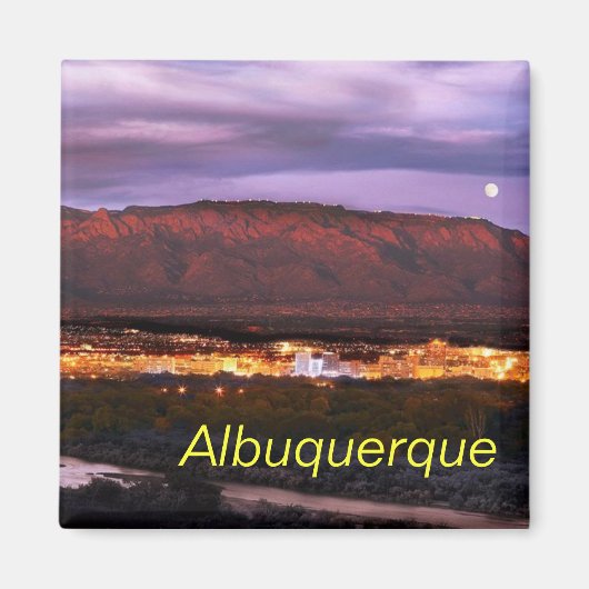 Albuquerque nieuwe Mexico magneet (Voorkant)