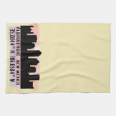 Albuquerque NM City Skyline Theedoek (Horizontaal)