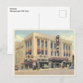 Albuquerque NM Kimo Theater Building  Briefkaart (Voorkant / Achterkant)