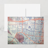 ALBUQUERQUE, NM  Map Briefkaart (Voorkant / Achterkant)