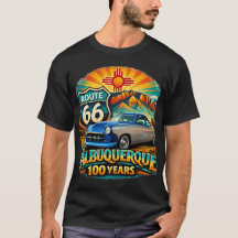 Albuquerque Route 66 Eeuwfeest T-shirt