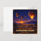 Albuquerque Route 66 woestijnreisstationerie (Voorkant / Achterkant)