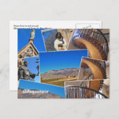 Albuquerque Santa Fe Collage, New Mexico Briefkaart (Voorkant / Achterkant)
