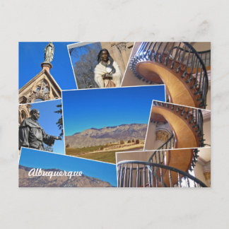 Albuquerque Santa Fe Collage, New Mexico Briefkaart