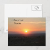 Albuquerque sunset briefkaart (Voorkant / Achterkant)