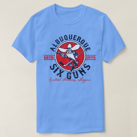 Albuquerque Zes Pistolen T-shirt (Design voorkant)