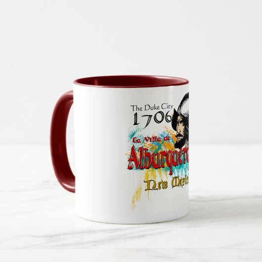 Alburquerque-The Duke City Mok (Voorkant links)