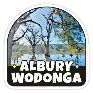 Albury NSW, Wodonga Victoria - Australië Sticker