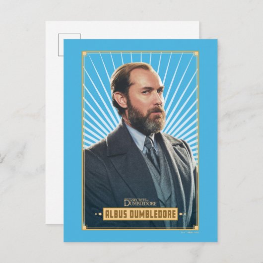Albus Dumbledore Character Graphic Briefkaart (Voorkant / Achterkant)
