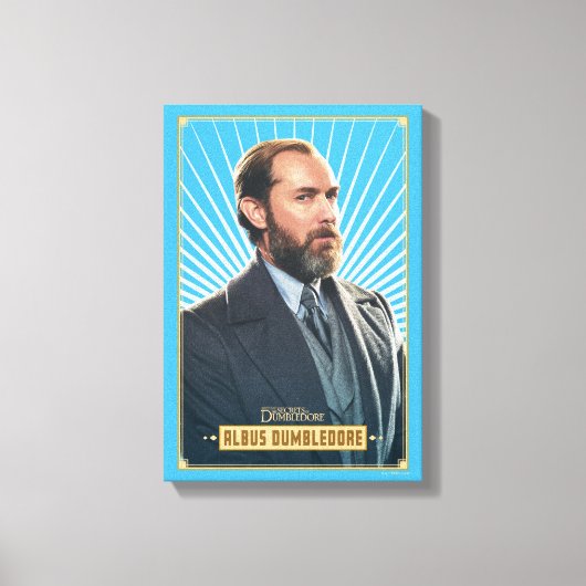 Albus Dumbledore Character Graphic Canvas Afdruk (Voorkant)