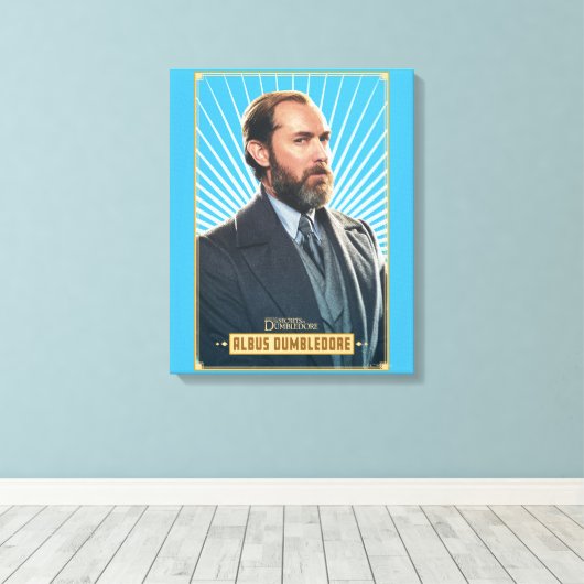 Albus Dumbledore Character Graphic Canvas Afdruk (Insitu (Houten vloer))