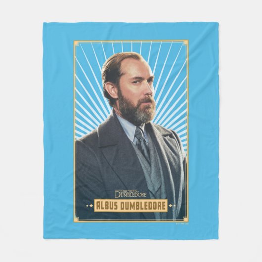 Albus Dumbledore Character Graphic Fleece Deken (Voorkant)