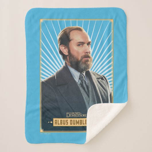 Albus Dumbledore Character Graphic Sherpa Deken (Voorkant)