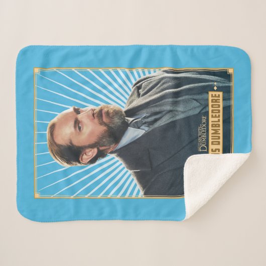 Albus Dumbledore Character Graphic Sherpa Deken (Voorkant (horizontaal))