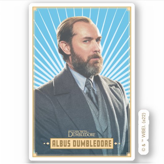 Albus Dumbledore Character Graphic Sticker (Voorkant)