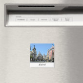 Alcala en Gran Via Street, Madrid Magnet (Insitu (Vaatwasser))