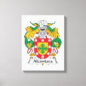 Alcantara Family Crest Canvas Afdruk (Voorkant)