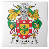 Alcantara Family Crest Tegeltje (Voorkant)