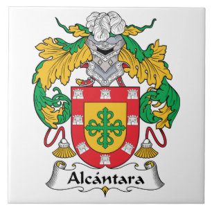 Alcantara Family Crest Tegeltje