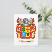 Alcaraz Wapen (Familie Crest) Briefkaart (Staand voorkant)
