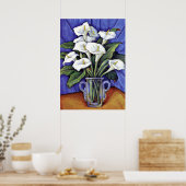 Alcatraces, fijn kunstschilderij poster (Keuken)