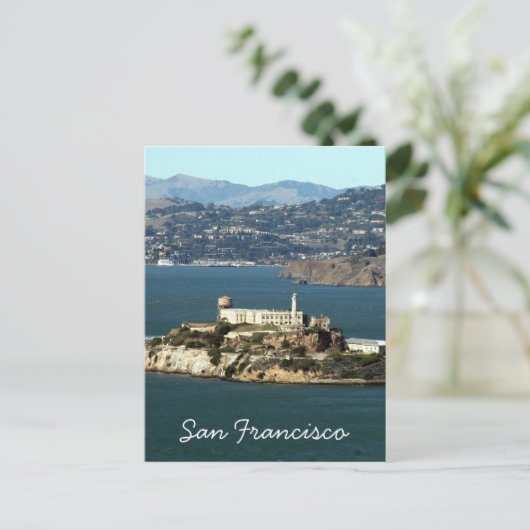 alcatraz bay san fran briefkaart (Staand voorkant)