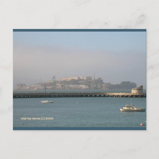 Alcatraz | Blue Beach Song™-Briefkaart Briefkaart (Voorkant)