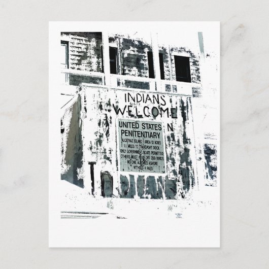 Alcatraz Briefkaart (Voorkant)